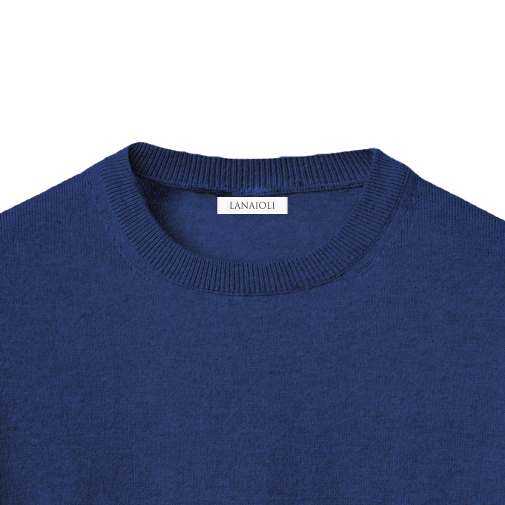 Men's Cashmere Crewneck Shooting Sweater-1